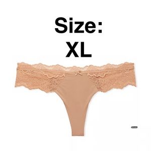 Victoria’s Secret DREAM ANGELS
Satin Bow Lace Thong Panty - NEW